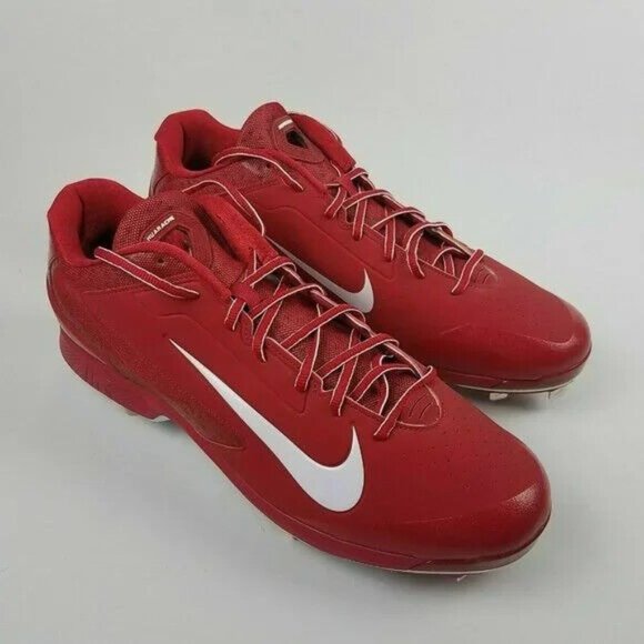 Nike Air Huarache Pro Low Metal Baseball Cleats Men Size 16 Red White 599233-611 main image 7